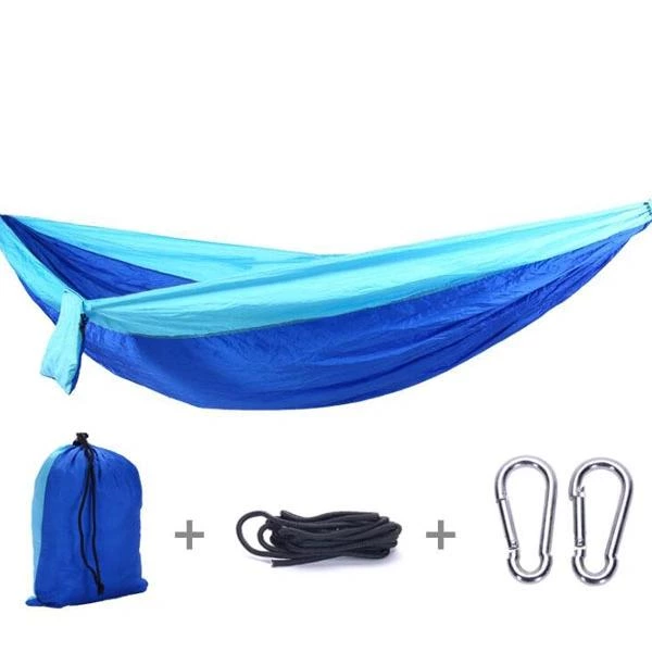 Customized Double Outdoor Parachute Nylon Camping Hammock