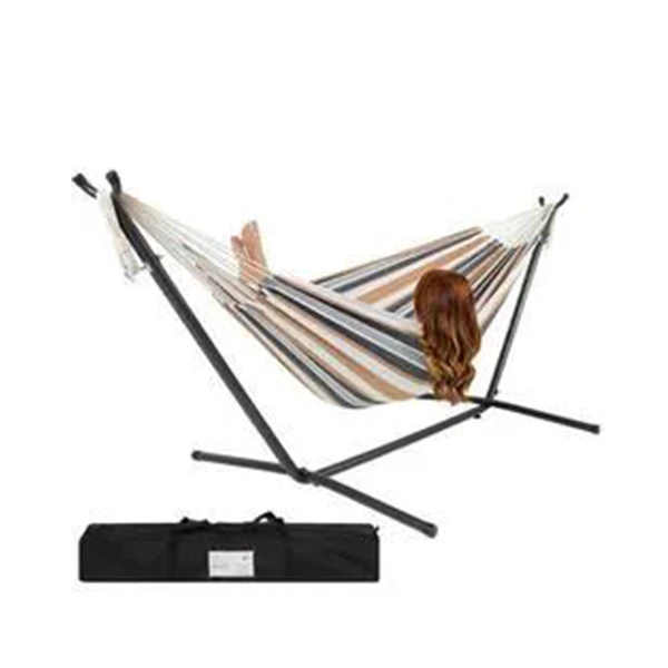 Factory Direct Cheapest High Quality Hammock with Stand Folding Camping Hammock