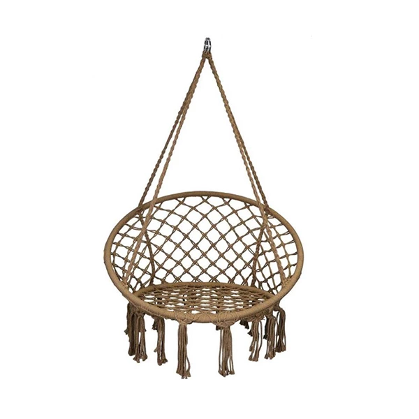 Indoor Outdoor Leisure Garden Swing Nest, Rope Hanging Hammock Chair Swing Seat